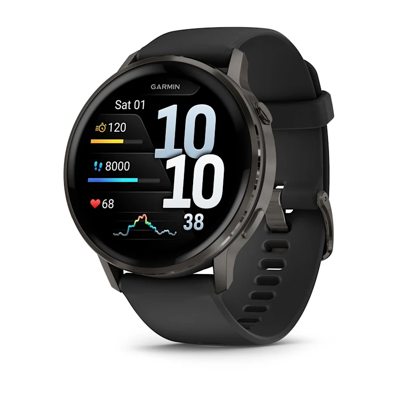 RELOJ GARMIN VENU 4 45MM SLATE BLACK BAND 010-03014-00